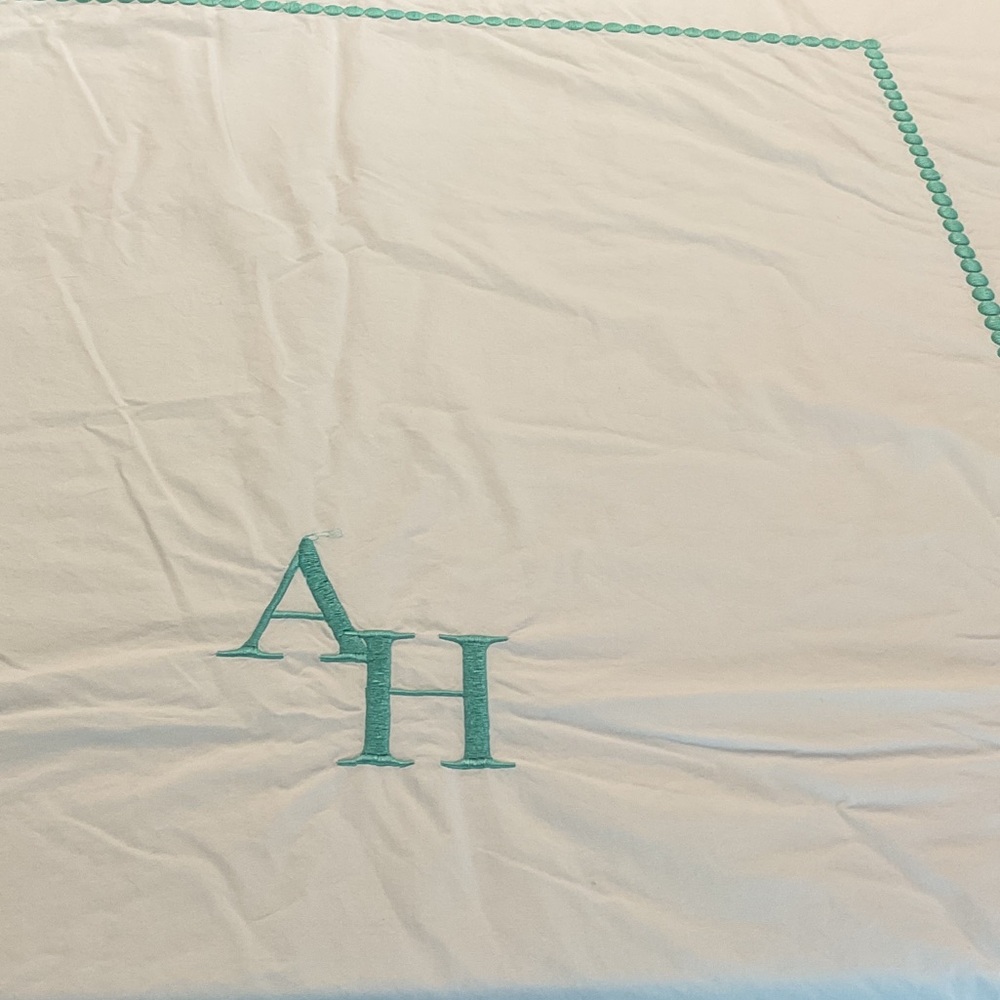 Pottery Barn Teen twin duvet.